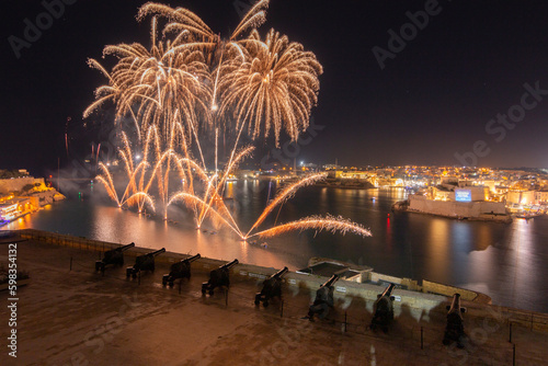 Lights up in the sky: fireworks festival