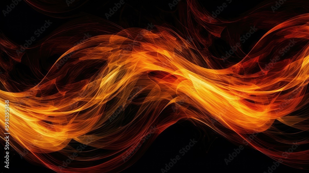  Flames on black background wallpapers black backgrounds. Generative AI