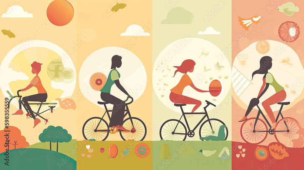 Active Living illustrations