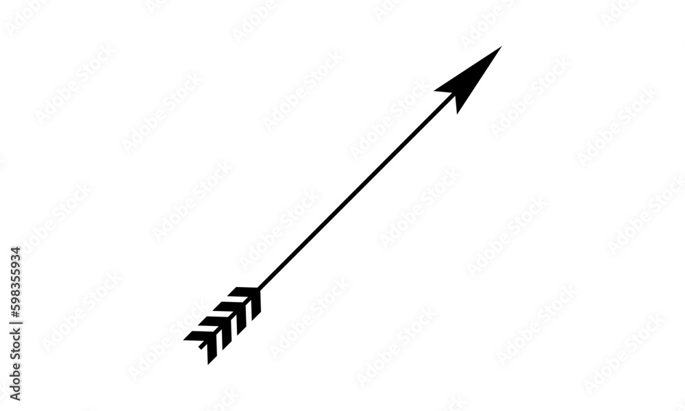 Arrow logo template icon vector image Arrow logo template icon vector image