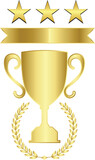 vector badge trophy