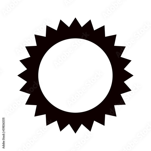 太陽のマークのアイコン1