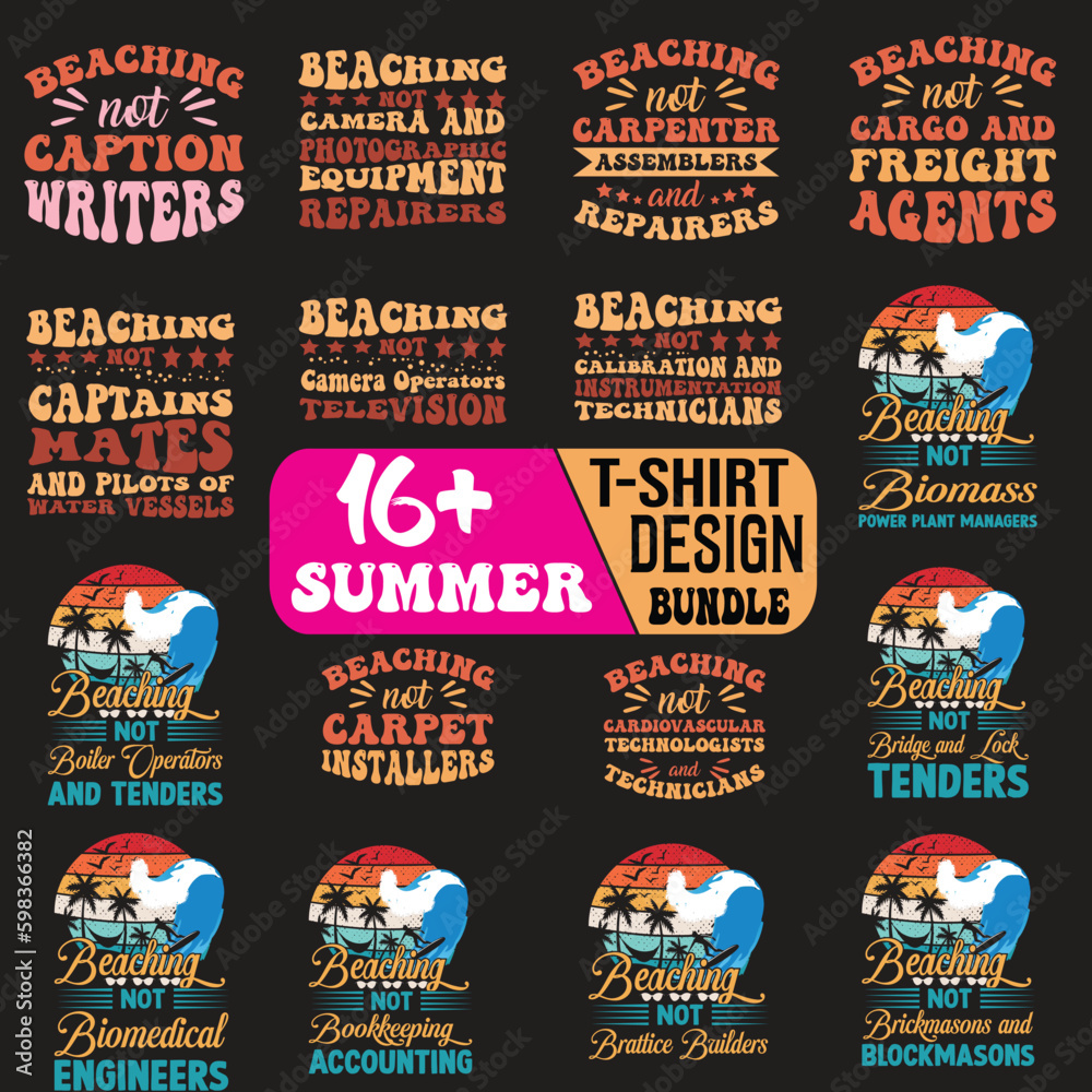 Summer t shirt Design bundle