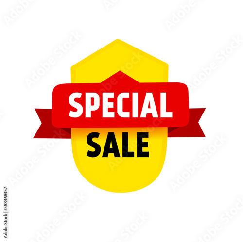 Special sale banner vector design. modern Web element. Business concept, advertising.
