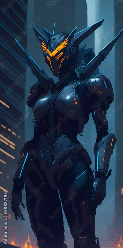 A Cyberpunk Alien Hunter A Cyberpunk Alien Hunter