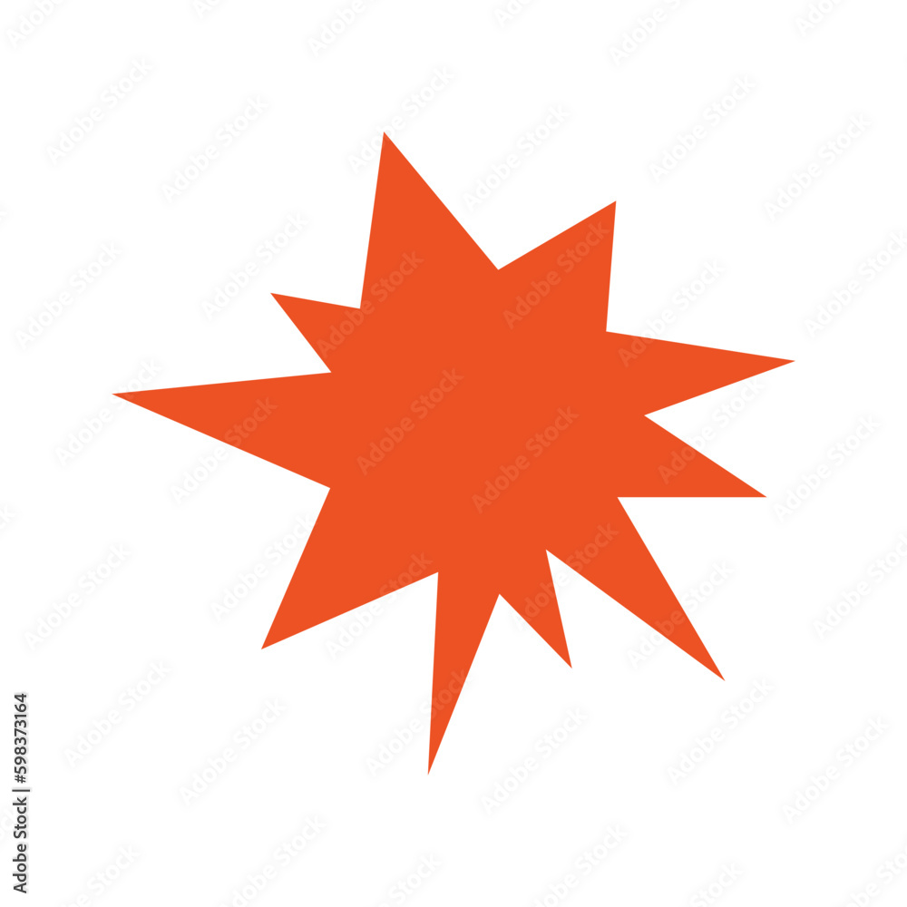 Explosion Shape Illustration Explosion Shape Illustration