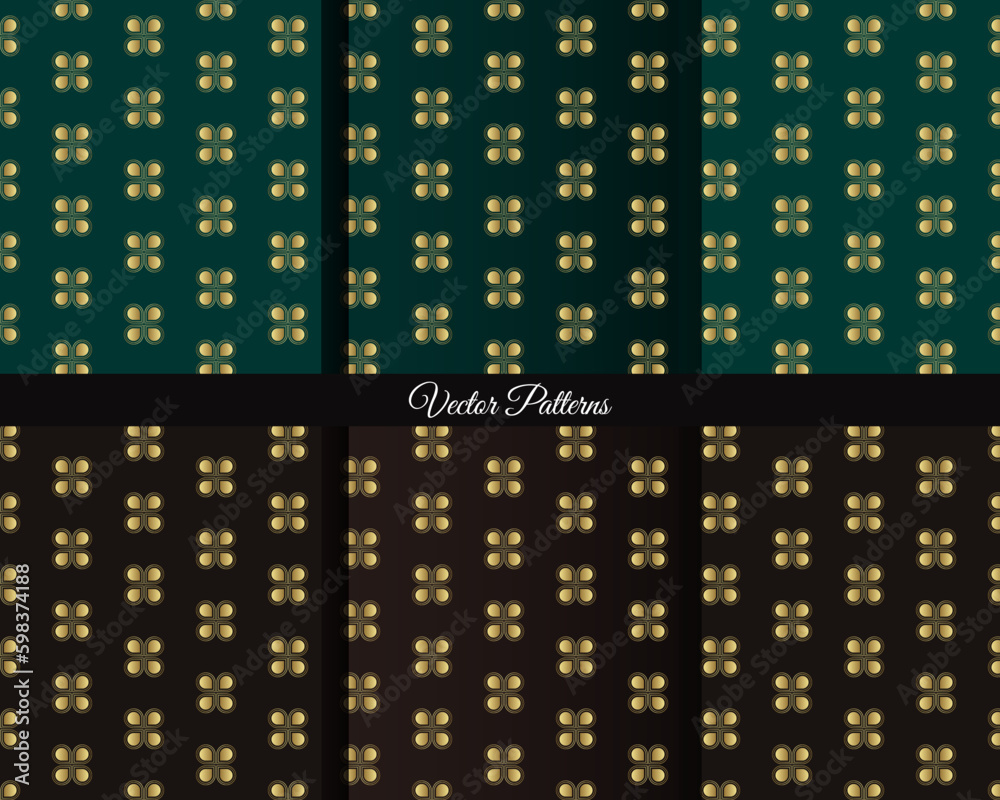 Pattern seamless chevron abstract wave background stripe gold luxury color and line. Geometric line vector. Christmas background.