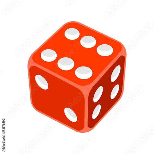 Playing dice illustration. Game craps image. Casino and betting background. Generative AI