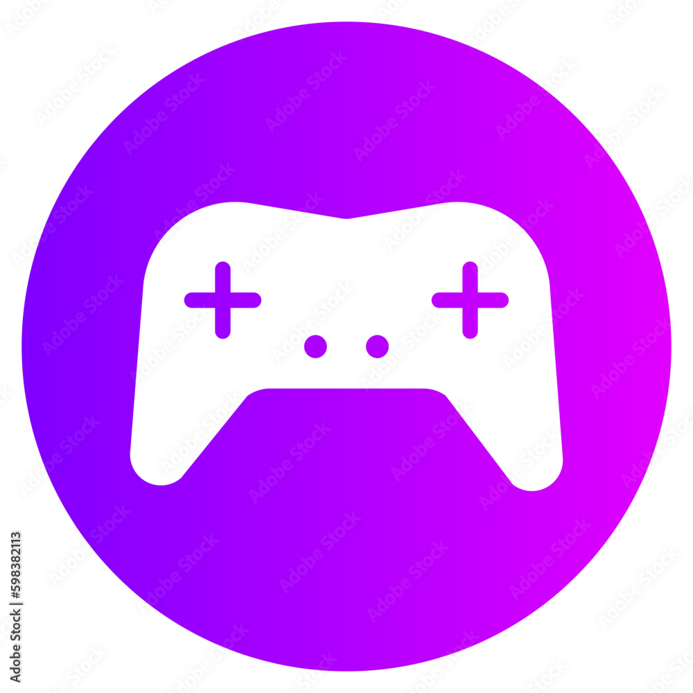 video game gradient icon