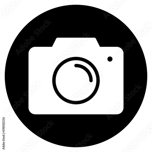 photograph glyph icon