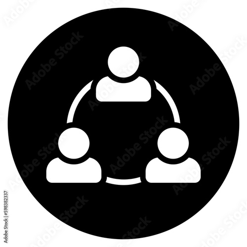 referral glyph icon