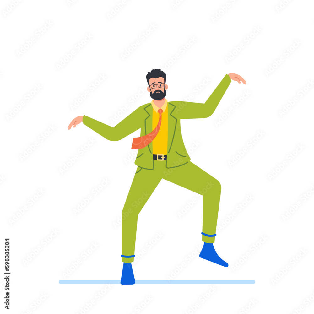 Puppet Office Employee Male Character With Exaggerated Movements And Expressions Isolated on White Background Generative AI Puppet Office Employee Male Character With Exaggerated Movements And Expressions Isolated on White Background Generative AI