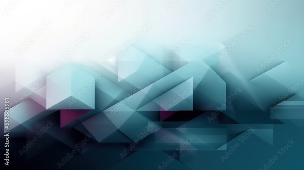 Modern digital abstract 3D background. Copy space. Based on Generative AI Modern digital abstract 3D background. Copy space. Based on Generative AI