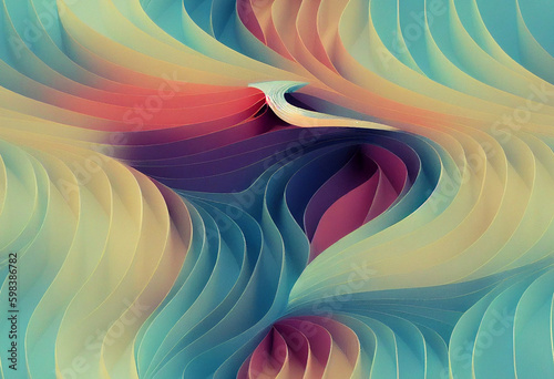 Seamless Quilled Paper Art