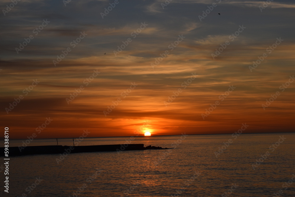 Amanecer La Barceloneta