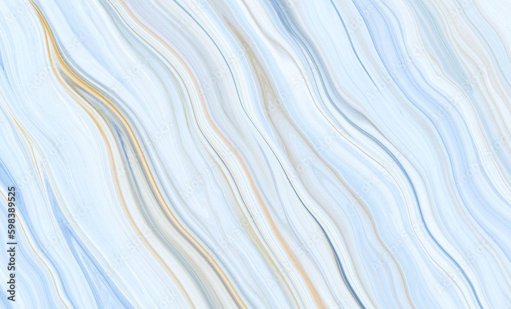 Fototapeta premium Marble rock texture blue ink pattern liquid swirl paint white dark that is Illustration background for do ceramic counter tile silver gray that is abstract waves skin wall luxurious art ideas concept.