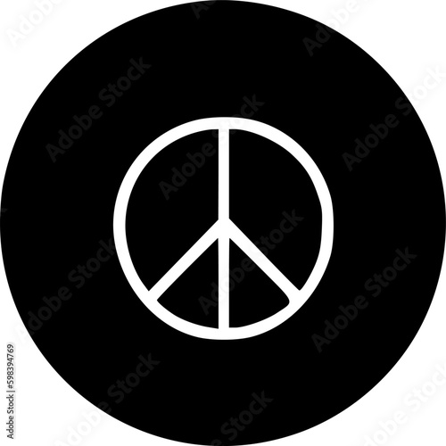 peace icon vector symbol design illustration