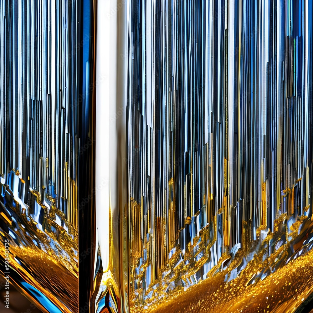 Obraz premium A shiny and gleaming texture with polished glass and mirrored surfaces2, Generative AI