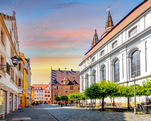 Altstadt, Ansbach, Deutschland 