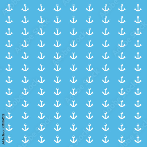 Blue premium background with white anchors