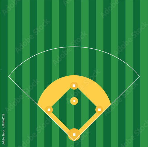 special baseball field for tactical board