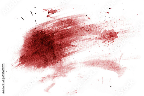 Quadro su tela Blood drops cut out