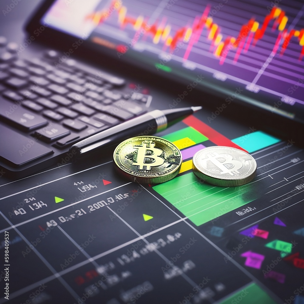 Bitcoin Market - Cryptocurrency Trading - Stocks Graph Bitcoin Market - Cryptocurrency Trading - Stocks Graph