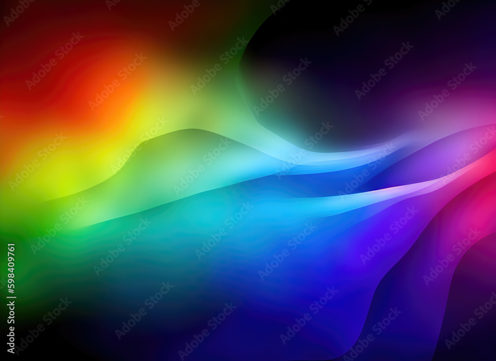 Fototapeta premium Abstract colorful wave background for design.
