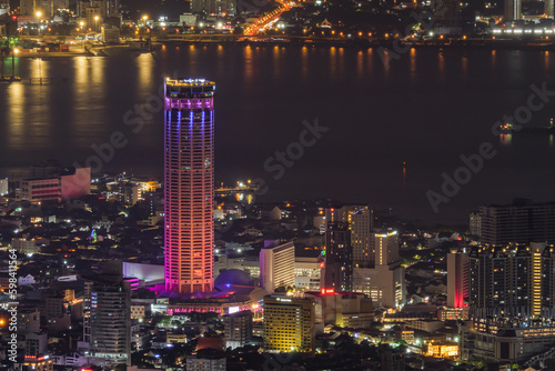 Komtar building, Penang, Malaysia