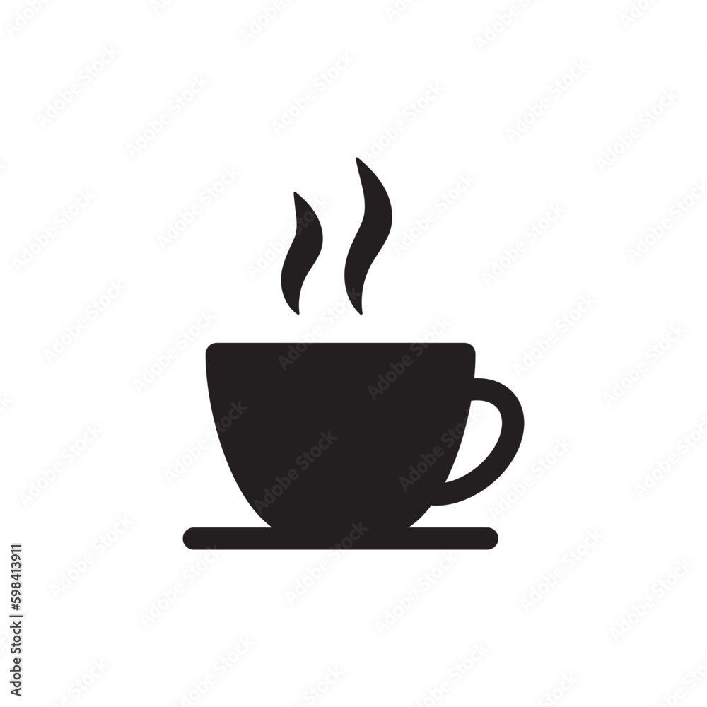 Cup of coffee vector icon. Mug vector icon. Cup of tea vector flat sign design. Cup symbol pictogram. UX UI icon Cup of coffee vector icon. Mug vector icon. Cup of tea vector flat sign design. Cup symbol pictogram. UX UI icon