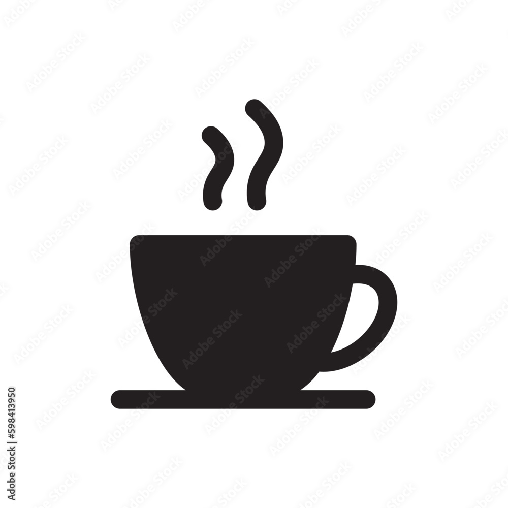 Cup of coffee vector icon. Mug vector icon. Cup of tea vector flat sign design. Cup symbol pictogram. UX UI icon Cup of coffee vector icon. Mug vector icon. Cup of tea vector flat sign design. Cup symbol pictogram. UX UI icon