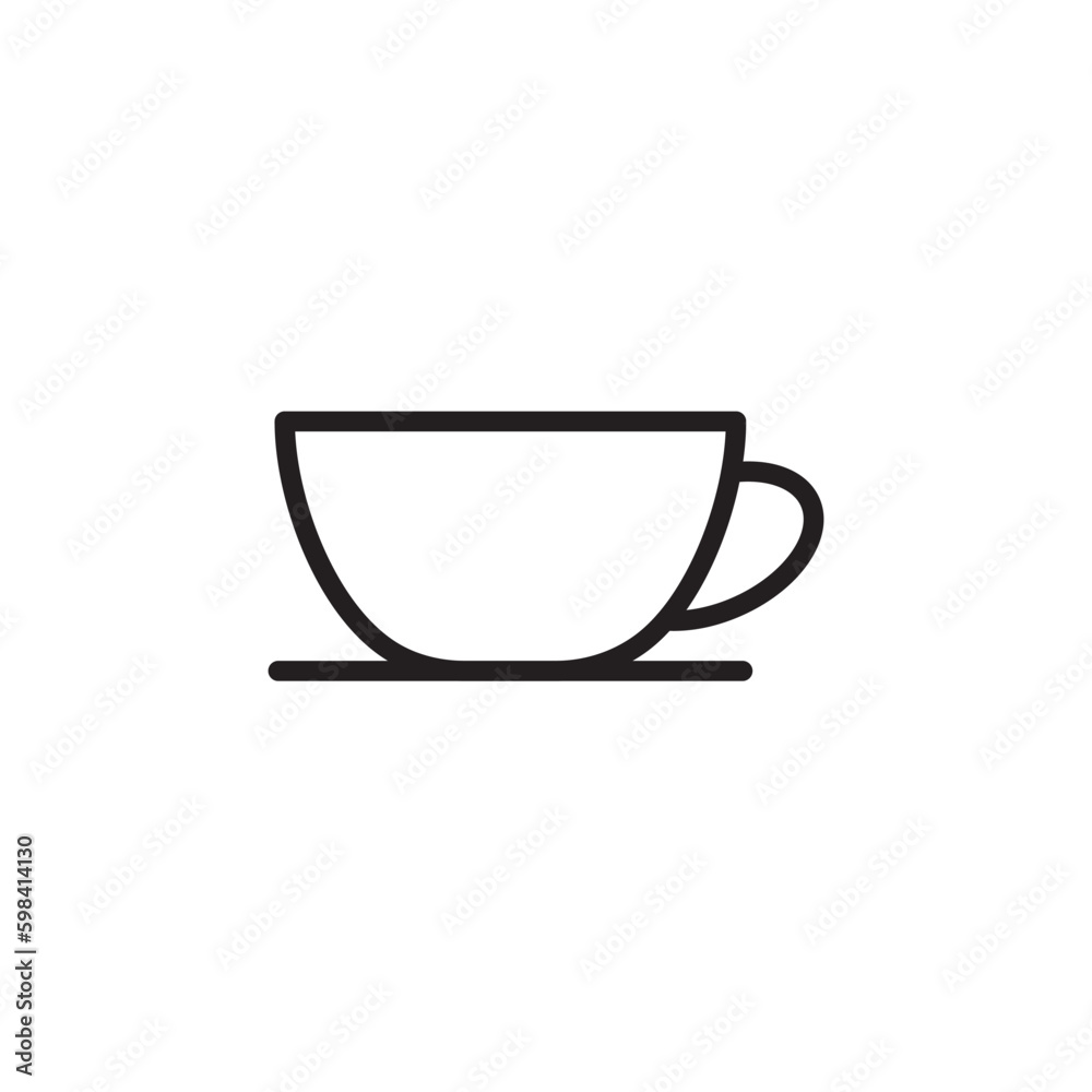 Cup of coffee vector icon. Mug vector icon. Cup of tea vector flat sign design. Cup symbol pictogram. UX UI icon Cup of coffee vector icon. Mug vector icon. Cup of tea vector flat sign design. Cup symbol pictogram. UX UI icon