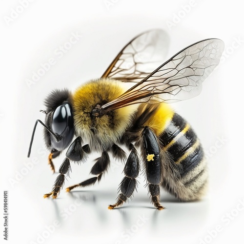 Isolated Bee