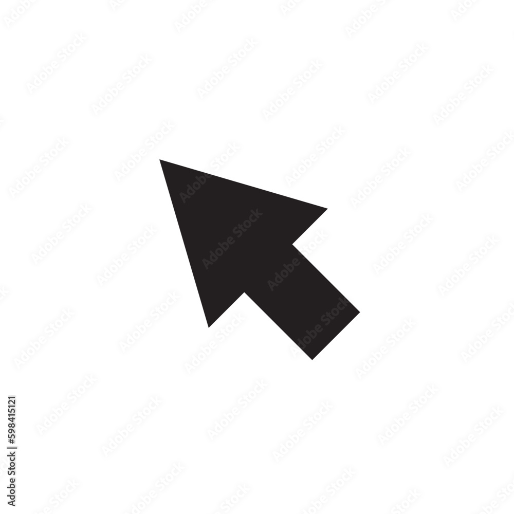 Computer arrow icon. Cursor flat sign design. Cursor vector icon. Click icon. Pointer symbol pictogram. UX UI icon Computer arrow icon. Cursor flat sign design. Cursor vector icon. Click icon. Pointer symbol pictogram. UX UI icon