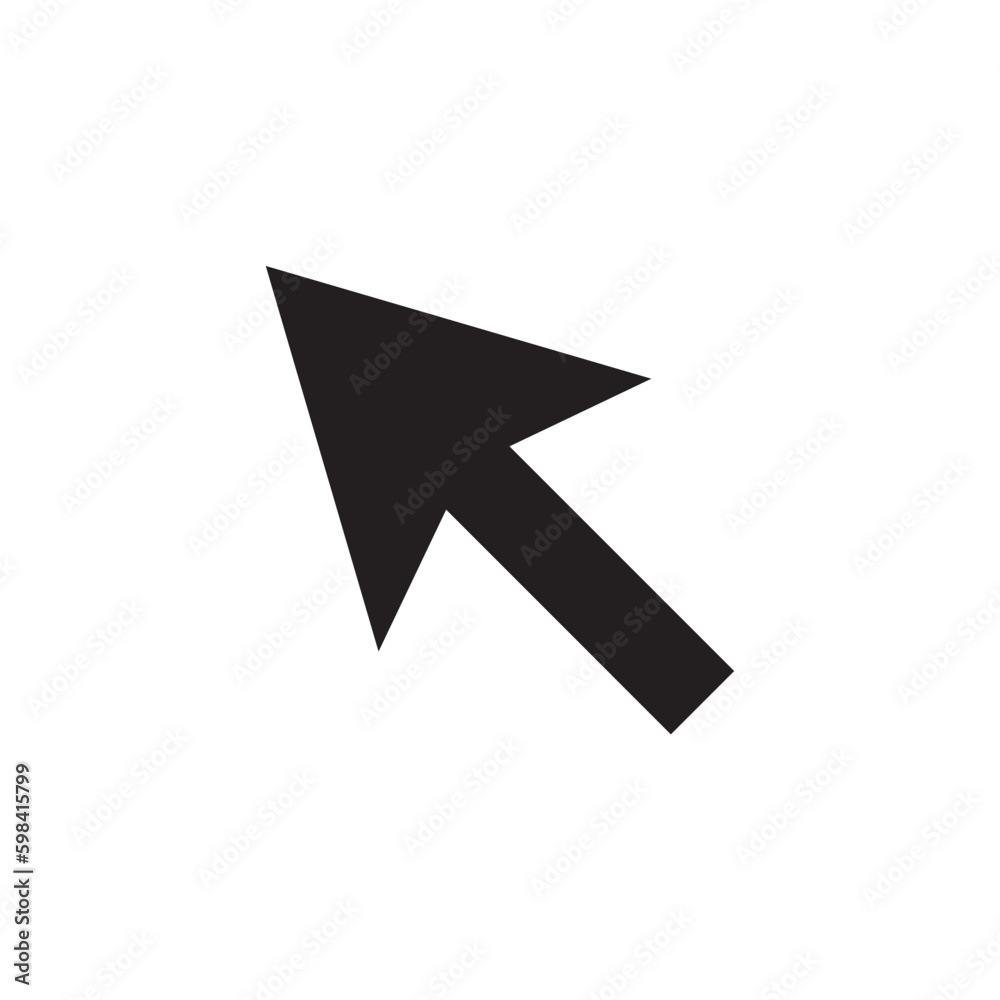 Computer arrow icon. Cursor flat sign design. Cursor vector icon. Click icon. Pointer symbol pictogram. UX UI icon Computer arrow icon. Cursor flat sign design. Cursor vector icon. Click icon. Pointer symbol pictogram. UX UI icon