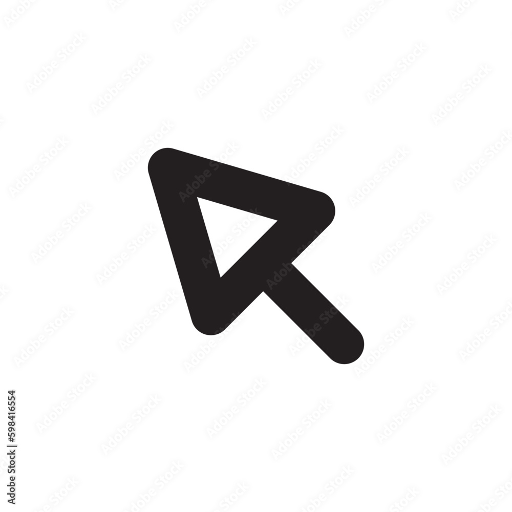 Computer arrow icon. Cursor flat sign design. Cursor vector icon. Click icon. Pointer symbol pictogram. UX UI icon Computer arrow icon. Cursor flat sign design. Cursor vector icon. Click icon. Pointer symbol pictogram. UX UI icon