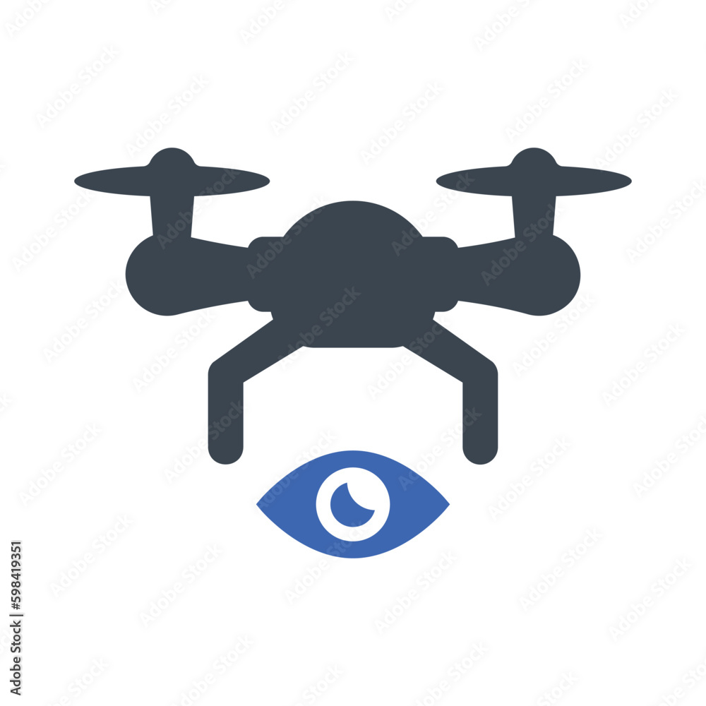 Drone view icon Drone view icon