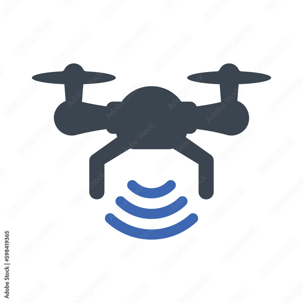 Drone signal icon Drone signal icon