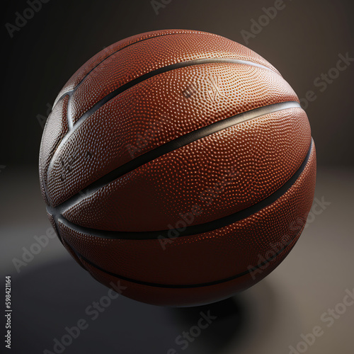 ball, football, sport, basketball, soccer, volleyball, game, baseball, isolated, tennis, equipment, white, sports, rugby, leather, play, team, icon, vector, illustration, object, generative ai © Eugene