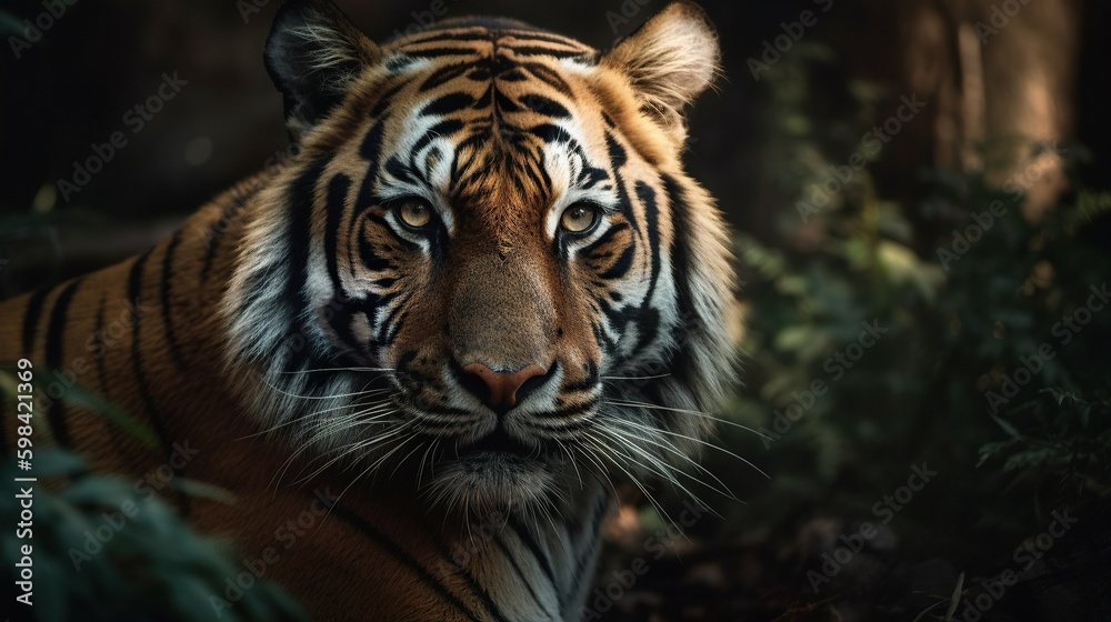 Fototapeta premium Tiger in Jungle