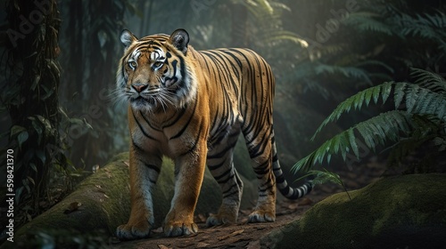 Tiger in Jungle