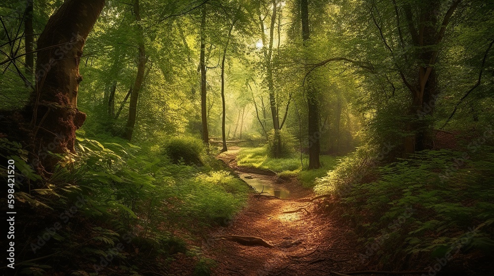 Obraz premium Forest Lake