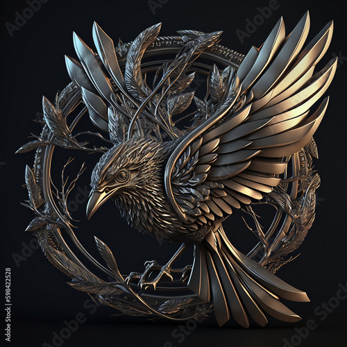 ancient mockingjay symbol