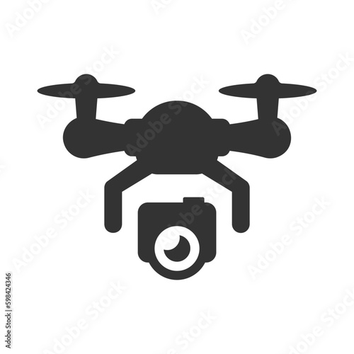 Camera drone icon