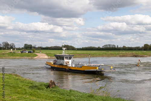 Ferry service between the town of Dieren and Olburgen over the river IJssel.