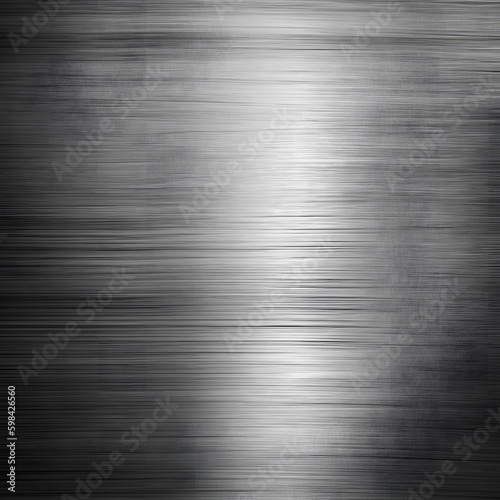 Sleek Sophistication: Brushed Steel/Aluminum Texture Background, generative AI