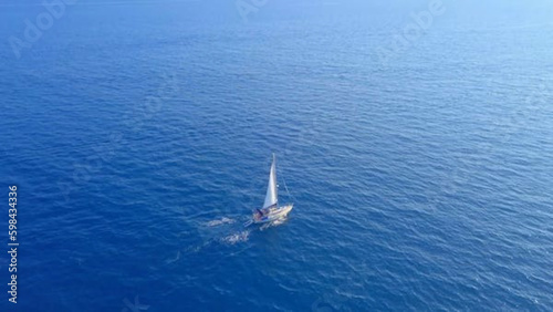 sailboat in the sea