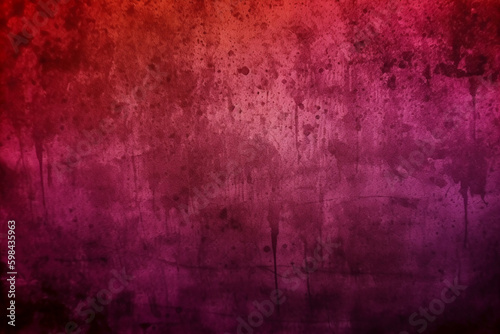 Aged effect overlay. Old film texture. Purple red gradient background with dust scratches. AI generative © SANGHYUN