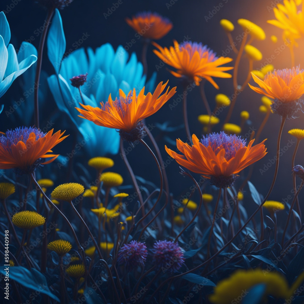 flowers from a fantasy world flowers from a fantasy world