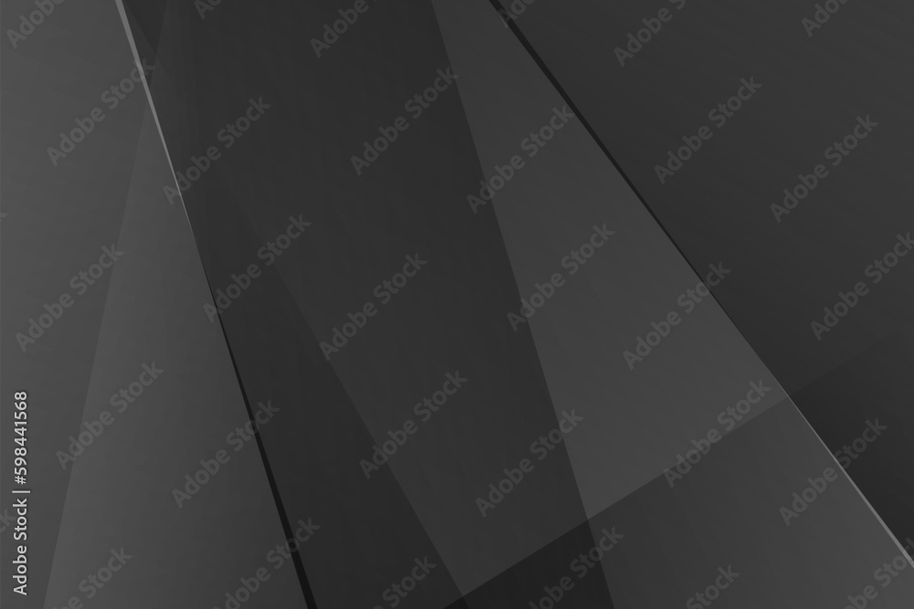 Abstract black and grey on light silver background modern design. Vector illustration EPS 10.